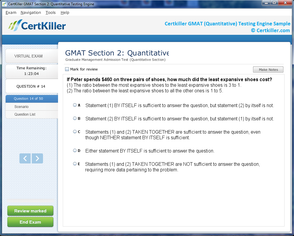 Gmat Aptitude Test Online