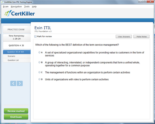 ITILF Sample 3