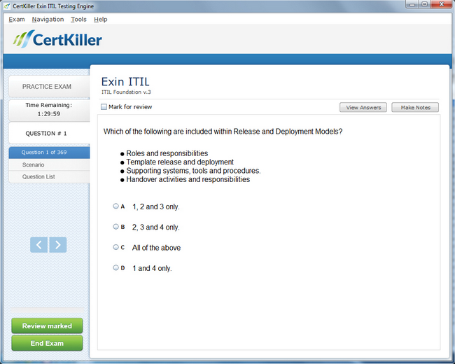 ITILF Sample 5